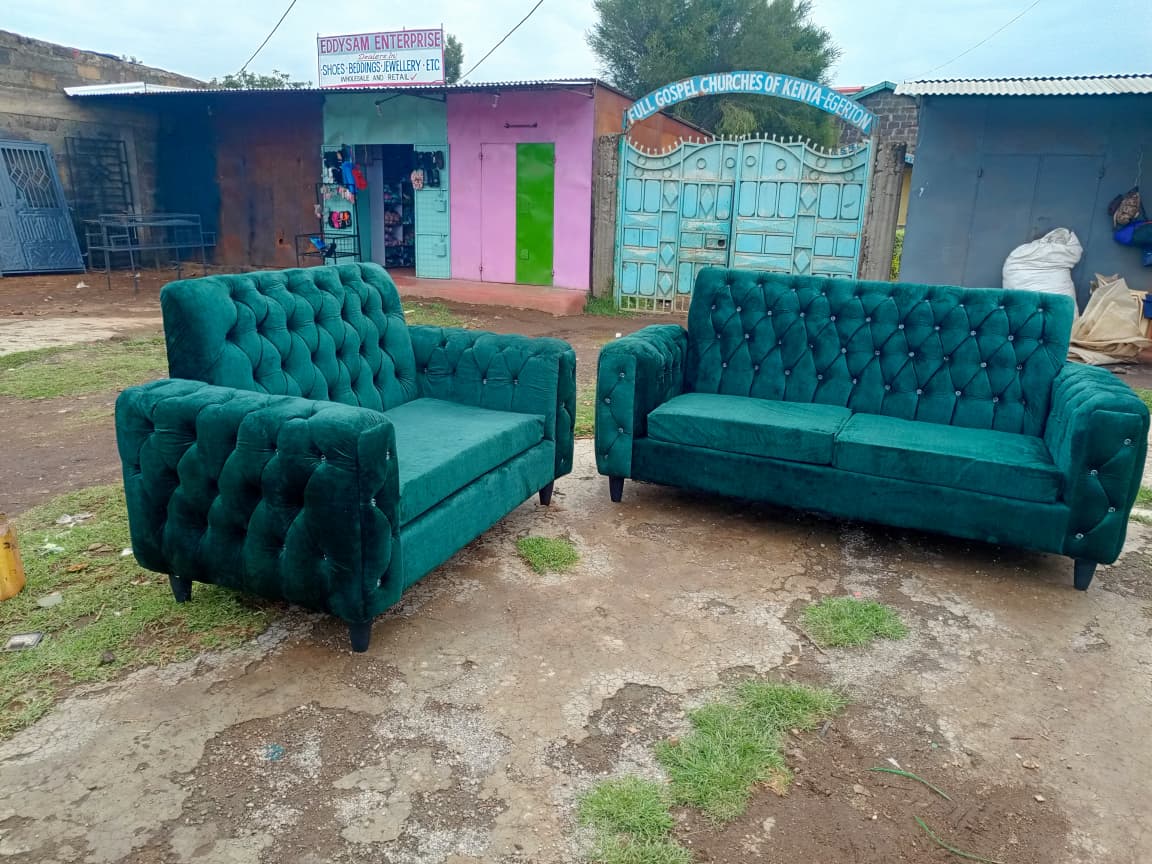 Deep buttoned Sofa Set